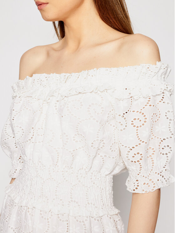 Iconique Iconique Літня сукня Sandra IC21 020 Білий Regular Fit