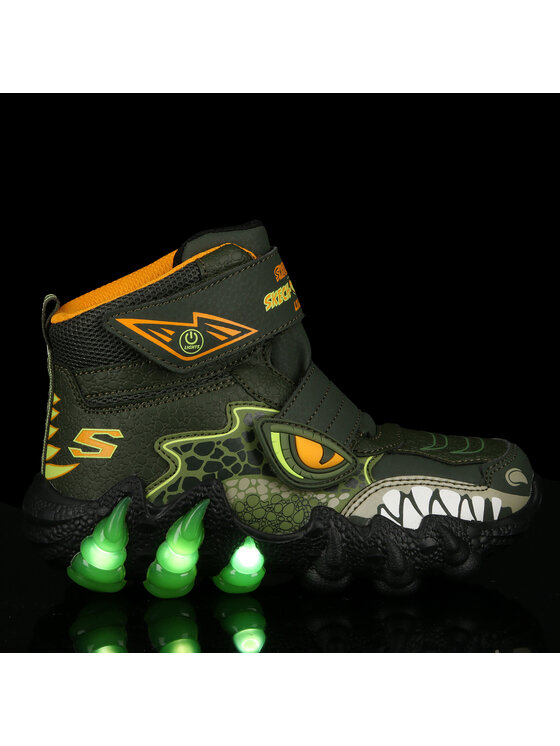 Skechers Skechers Sněhule Skech-O-Saurus Lights 2.0 400122L OLV Khaki