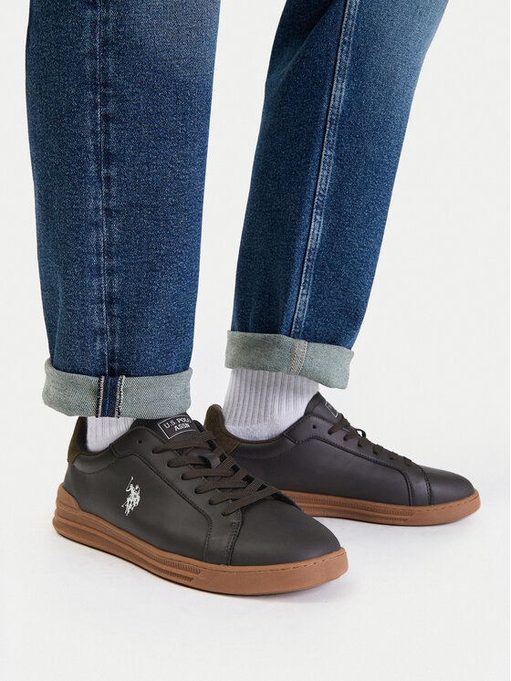 U.S. Polo Assn. U.S. Polo Assn. Αθλητικά EO-SANDRO001M/GY1 Σκούρο καφέ