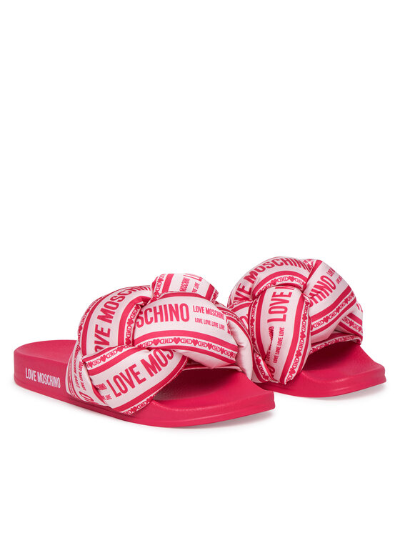 LOVE MOSCHINO LOVE MOSCHINO Şlapi JA28312G0MIW360A Roz
