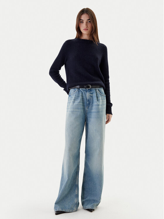 BOSS BOSS Sweter C_Fesperanasy 50548930 Granatowy Regular Fit