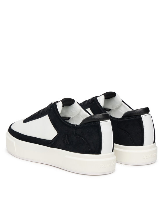 Calvin Klein Calvin Klein Superge Basket Cupsole Laceup Lth-Su YM0YM01354 Črna