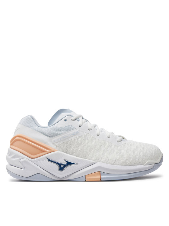 Mizuno Mizuno Încălțăminte pentru sporturi de interior Wave Stealth Neo X1GB2000 Alb