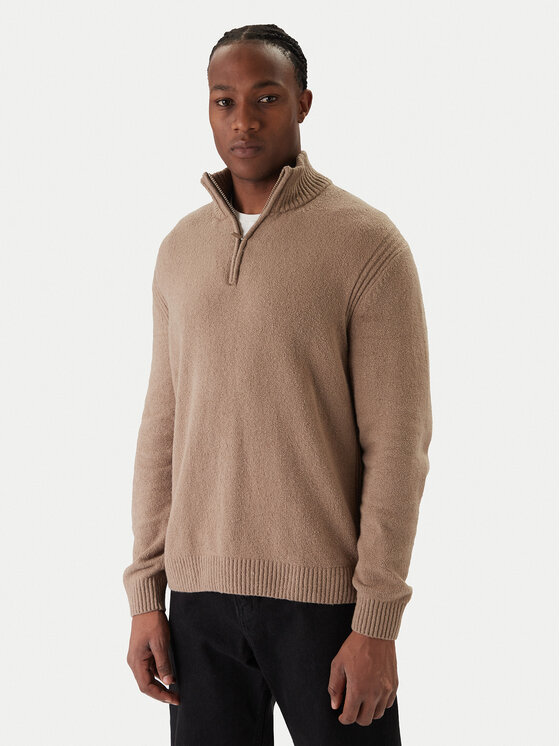 Jack & Jones Jack & Jones Pulover Point 12287316 Bej Relaxed Fit