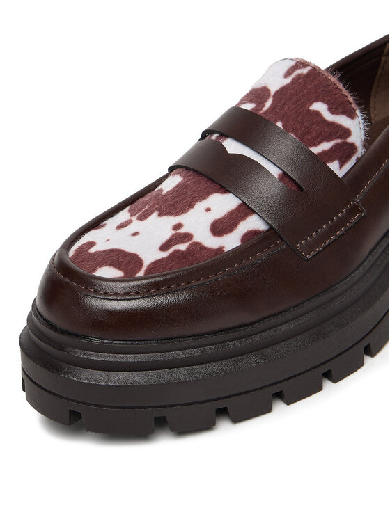 JENNY JENNY Loafersy CEO-HY25720-2 Hnědá