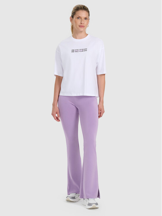 4F 4F Legginsy SMART OFFICE Fioletowy