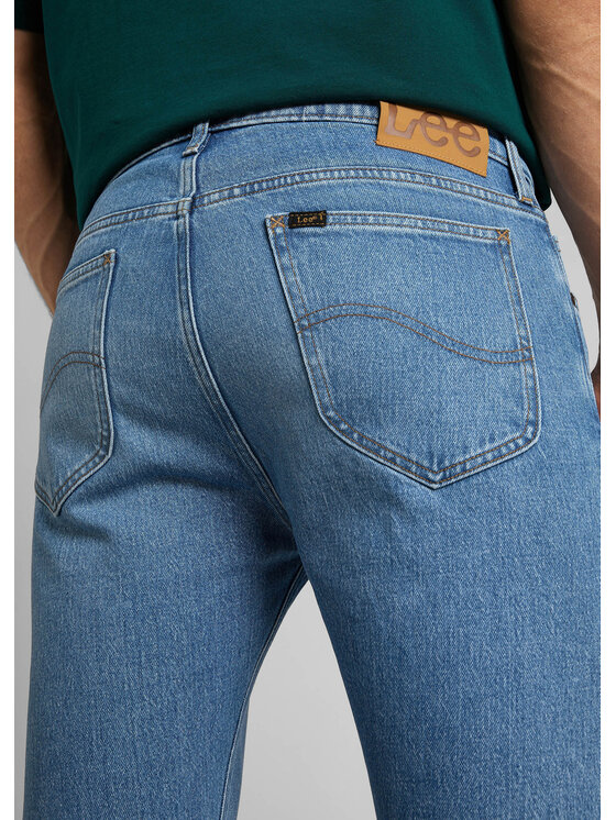 Lee Lee Jeansy RIDER Niebieski Slim Fit