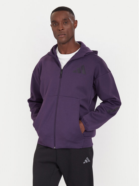 adidas adidas Majica dugih rukava Z.N.E. KB7124 Ljubičasta Regular Fit