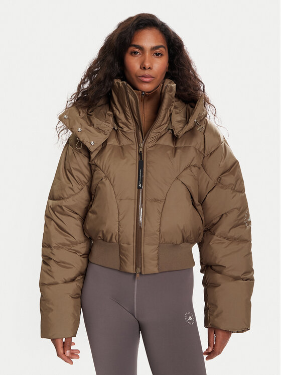 adidas by Stella McCartney adidas by Stella McCartney Winterjacke JM3652 Beige Loose Fit