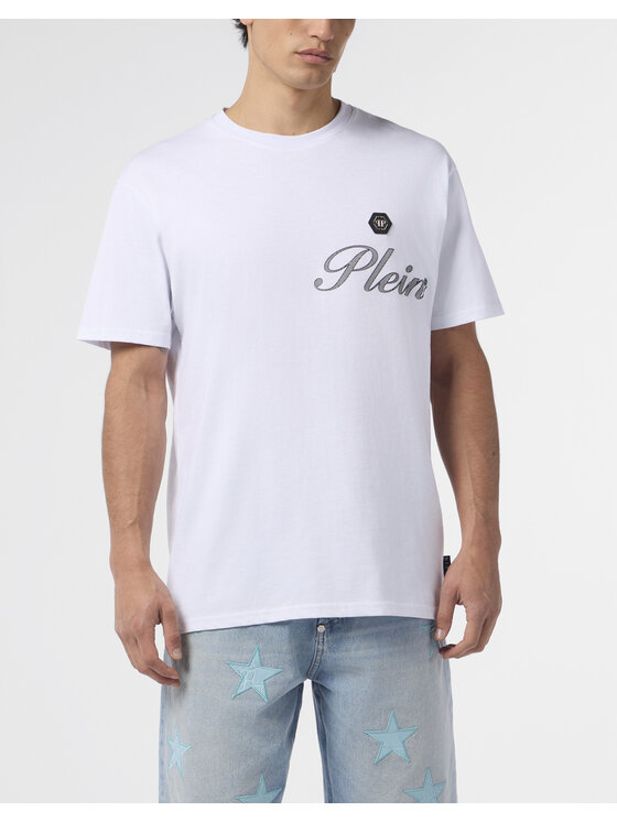 PHILIPP PLEIN PHILIPP PLEIN T-Shirt 29875 Biały Regular Fit
