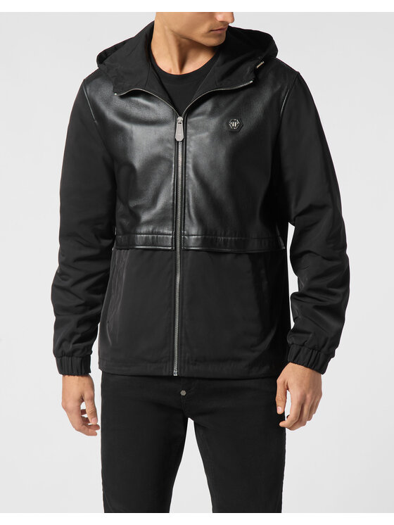 PHILIPP PLEIN PHILIPP PLEIN Giubbotto piumino 22287 Nero Regular Fit