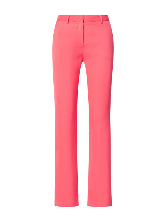 QUIOSQUE QUIOSQUE Dámské kalhoty 3SF003 Korálová Regular Fit