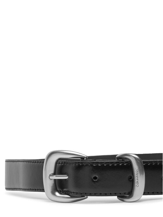 Calvin Klein Calvin Klein Ζώνη Γυναικεία Sarah 2 Piece Logo Buckle Belt 25Mm LV04K7012G Μαύρο
