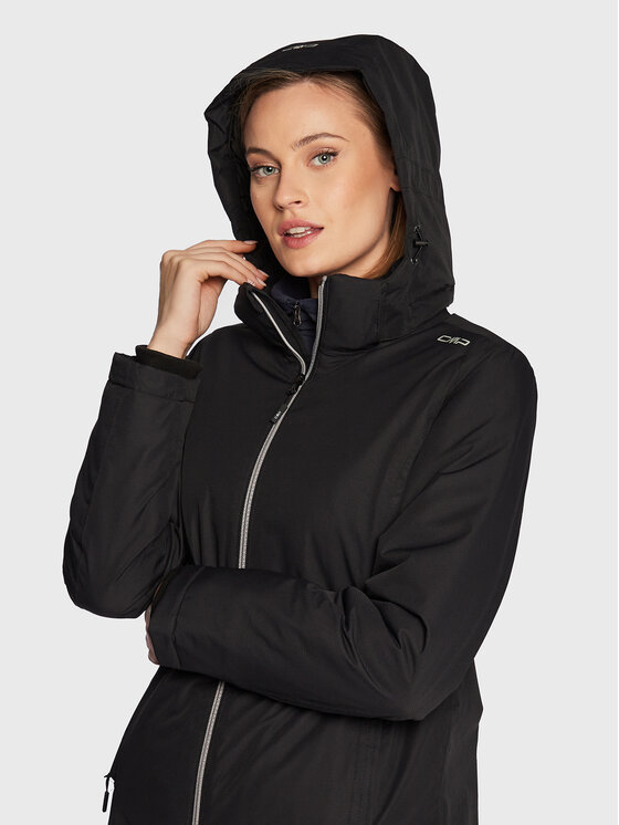 CMP CMP Prijelazna jakna 32Z1406 Crna Regular Fit