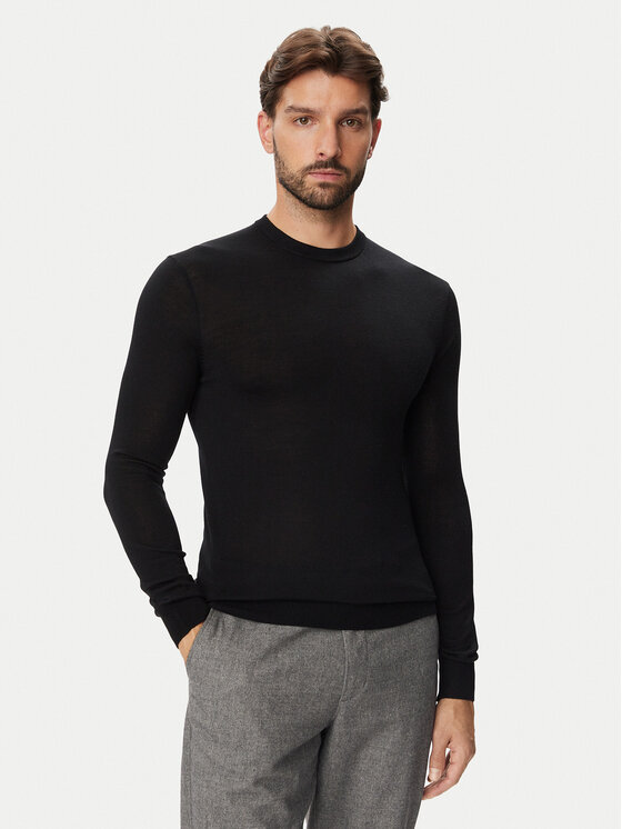 Guess Guess Sweter M6BR40 Z1586 Czarny Regular Fit