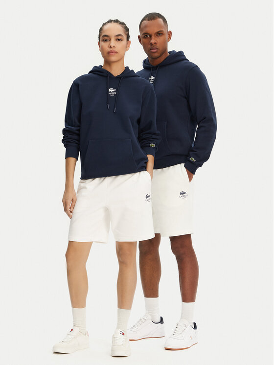 Lacoste Lacoste Majica dugih rukava SH2740 Tamnoplava Regular Fit