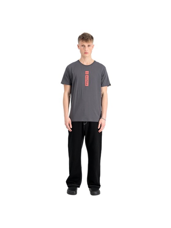 Alpha Industries Alpha Industries T-Shirt AI.146509-684 Szary Regular Fit