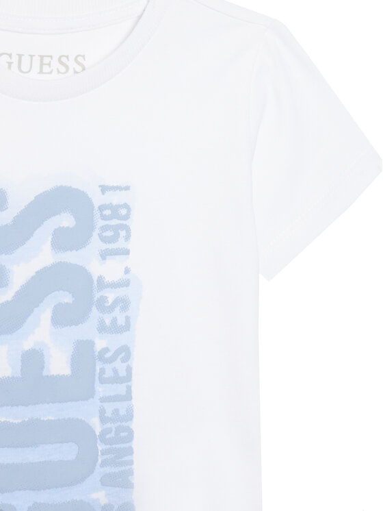 Guess Guess Tricou N6RI11 K8HM4 Alb Regular Fit