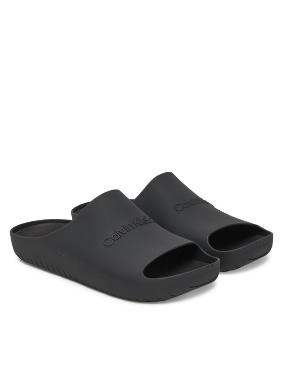 Calvin Klein Calvin Klein Šľapky Jelly Slide HM0HM02014 Čierna