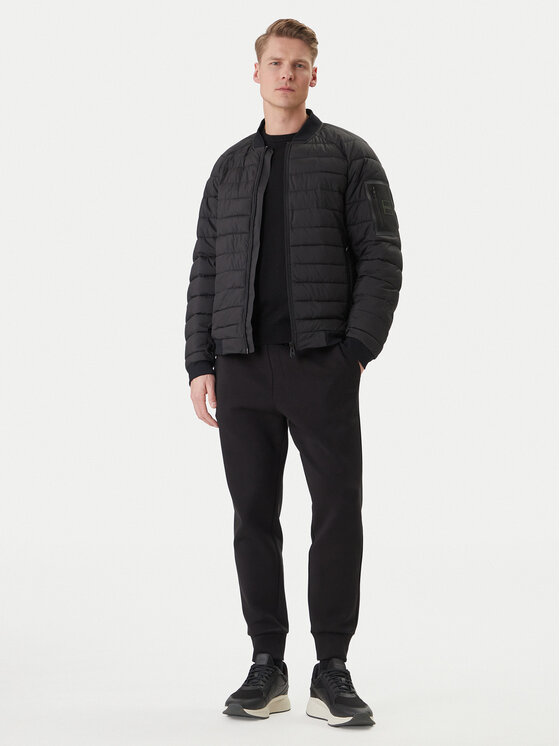BOSS BOSS Bunda bomber Urbanex 50551074 Černá Regular Fit