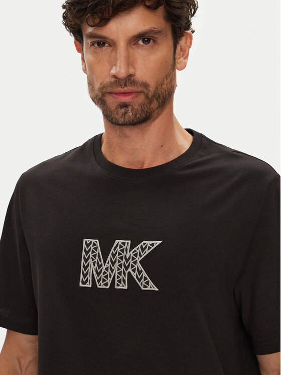 Michael Kors Michael Kors Marškinėliai CT552LN1V2 Juoda Regular Fit