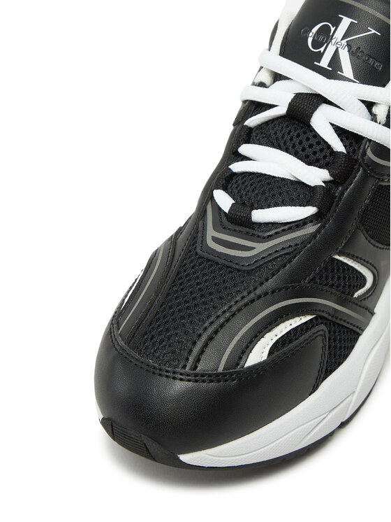 Calvin Klein Jeans Calvin Klein Jeans Sneakers Retro Tennis Mesh Ml YW0YW01807 Negru
