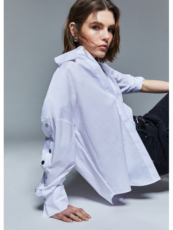 Liu Jo Liu Jo Camicia WA6112T039A11111 Bianco Regular Fit