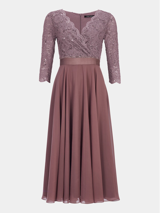 Swing Swing Coctailkleid 5AE29100 Rosa Regular Fit