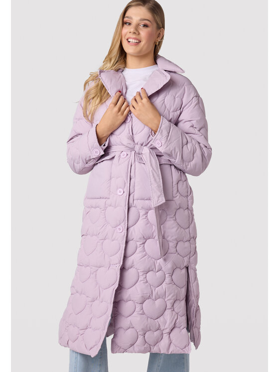 LAURELLA LAURELLA Kurtka damska LAURELLA 9TU001743 Fioletowy Regular Fit