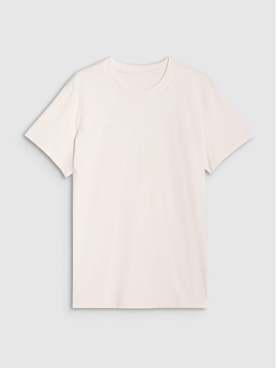 4F 4F T-shirt 4FRSS25TTSHM2687-11S Bianco Regular Fit