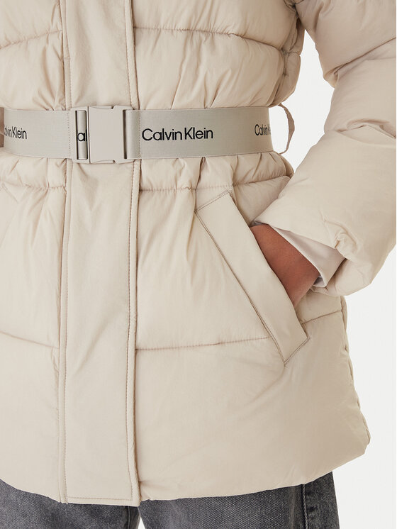 Calvin Klein Jeans Calvin Klein Jeans Μπουφάν χειμωνιάτικο LV047D507G Μπεζ Regular Fit