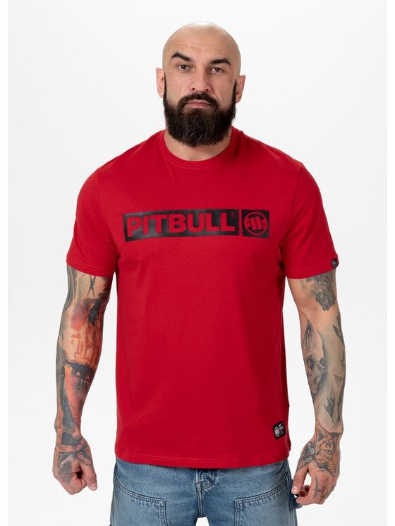 PITBULL PITBULL T-Shirt HILLTOP Czerwony Regular Fit