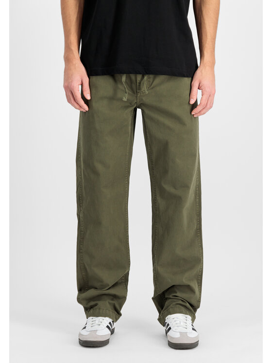 Alpha Industries Alpha Industries Szorty Basic Cotton Pant Zielony Straight Leg