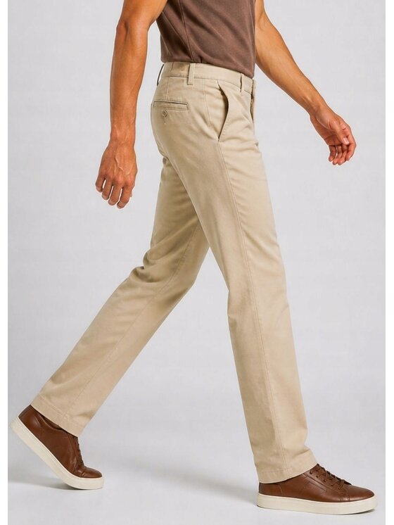 Lee Lee Chinosy Regular Chino Beżowy Chino Fit