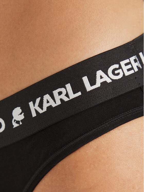 KARL LAGERFELD KARL LAGERFELD Set di 3 culotte classiche A1W47148 Nero