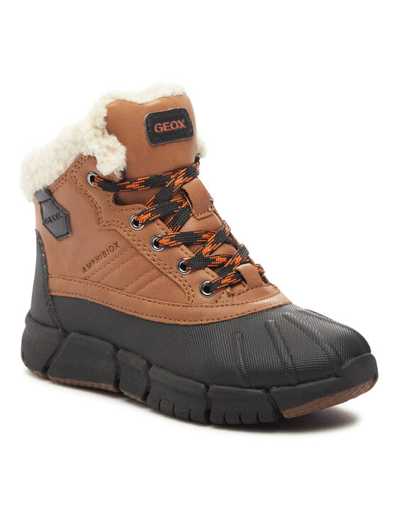 Kozaki Geox, Rozmiar 33, Brązowe, J Flexyper Boy B Abx J269XE 0ME50 C0034 M