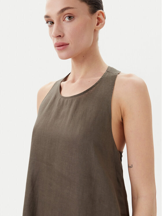 Max Mara Max Mara Sukienka letnia Douglas 2516221018 Zielony Relaxed Fit