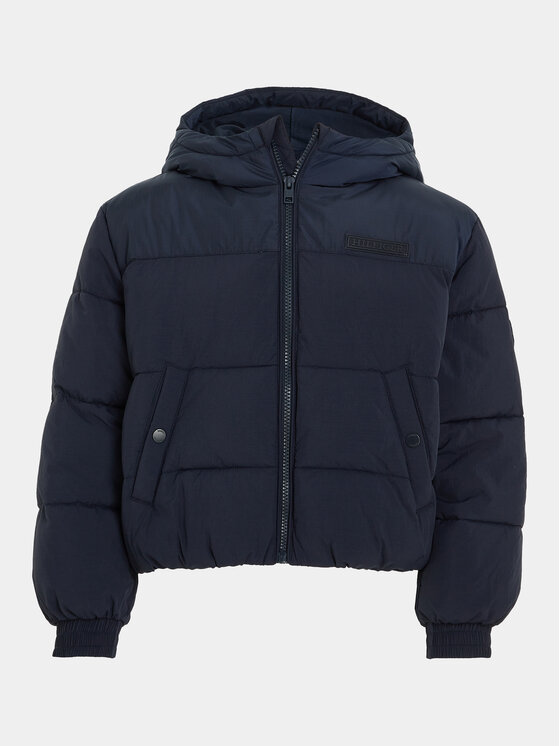 Tommy Hilfiger Tommy Hilfiger Zimska jakna New York KG0KG07551 Tamnoplava Relaxed Fit