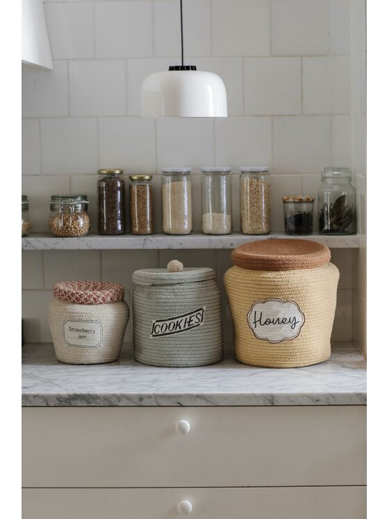 Lorena Canals Lorena Canals Kosz Kosz dekoracyjny Cookie Jar Zielony