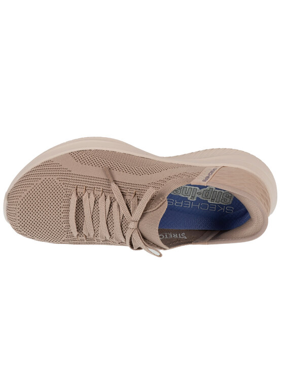 Skechers Skechers Sneakersy Slip-Ins Ultra Flex 3.0 - Brilliant Beżowy