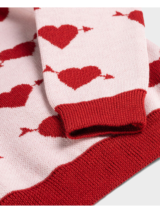 Kid story Kid story Sweter SW_SH1 Różowy Oversize