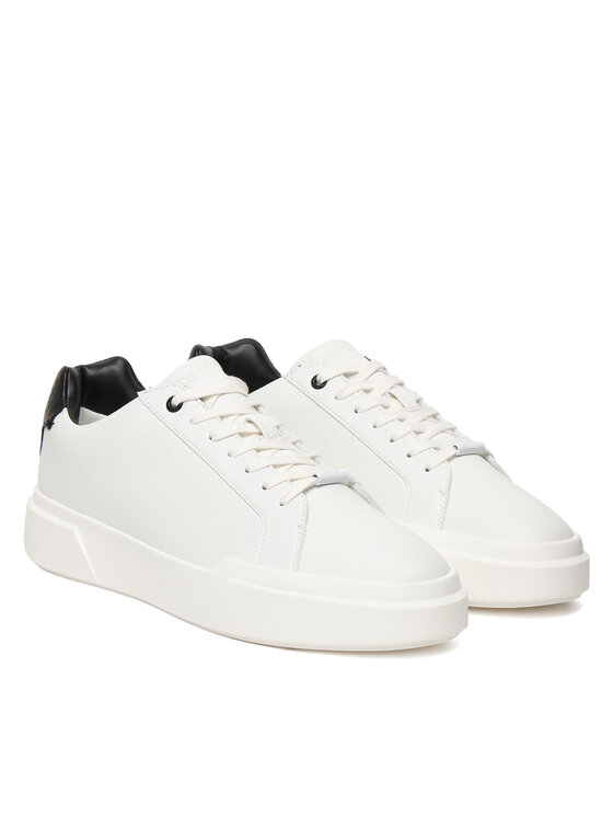 Calvin Klein Calvin Klein Sneakersy Chunky Cupsole Laceup Clean Lth HM0HM02239 Bílá
