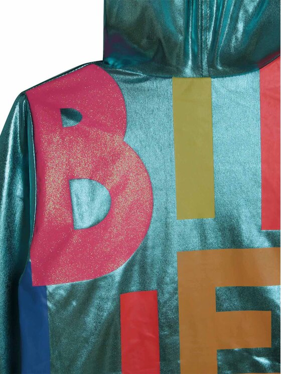 Billieblush Billieblush Μπουφάν αδιάβροχο U16353 Πράσινο Regular Fit