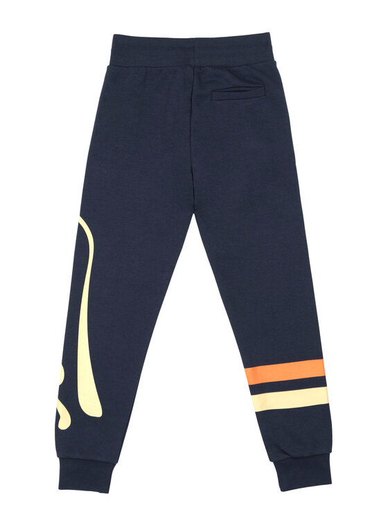 Iceberg Iceberg Spodnie dresowe PFICE3106J Granatowy Regular Fit