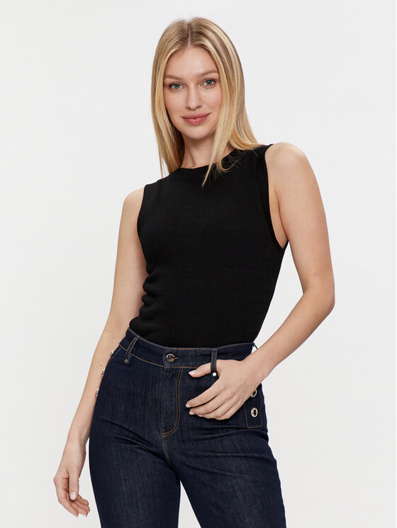 Guess Blúzka Denisa W4GP09 KC790 Čierna Regular Fit