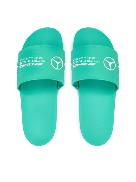 adidas adidas Šľapky Mercedes - AMG Petronas Formula One Team adilette JR1071 Tyrkysová