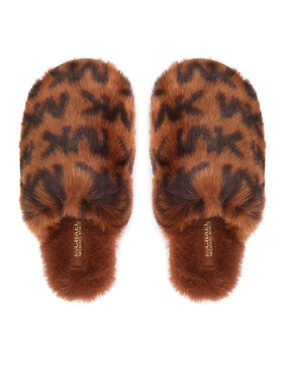 MICHAEL Michael Kors MICHAEL Michael Kors Naminės šlepetės Janis Slipper 40F1JAFA2Y Ruda