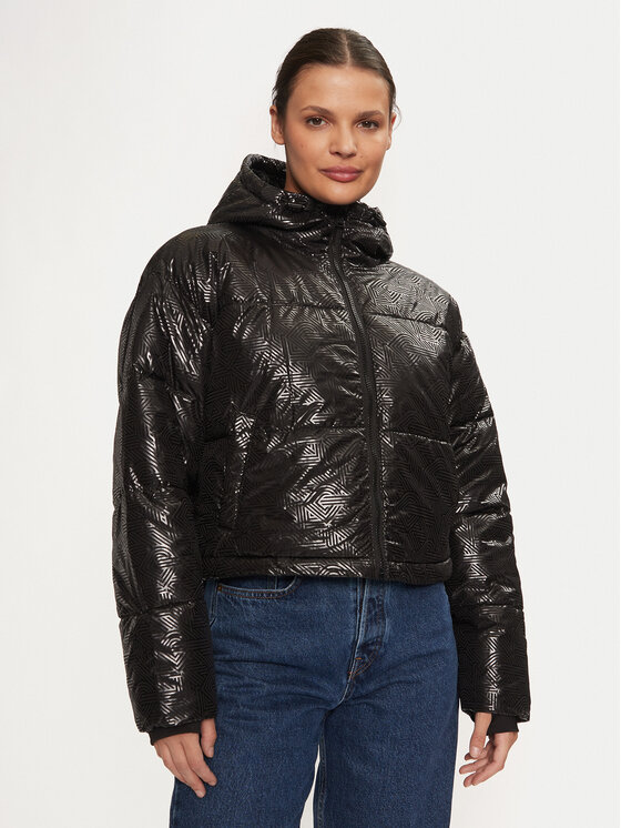 DKNY DKNY Kurtka puchowa DP4J9549 Czarny Relaxed Fit