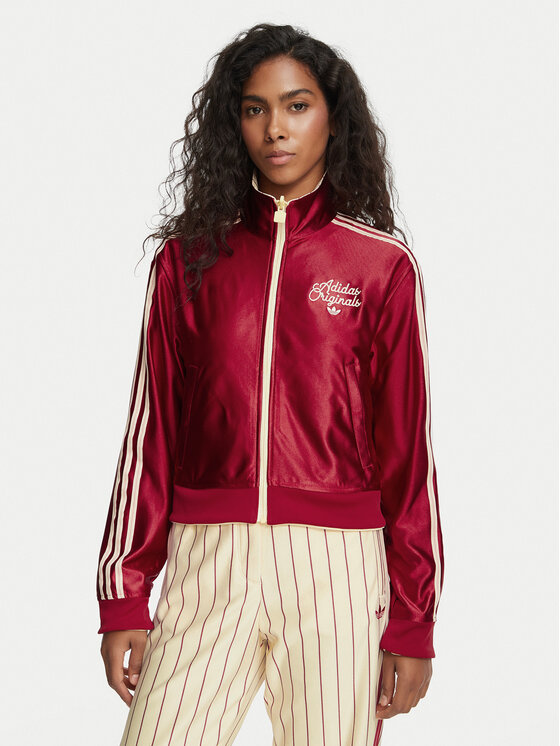 adidas adidas Bluza Reversible Firebird Track Top KT1850 Beżowy Regular Fit