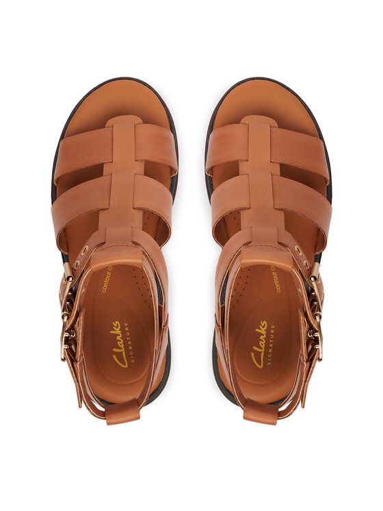 Clarks Clarks Sandały Orinoco3 Cove 26186088 Brązowy